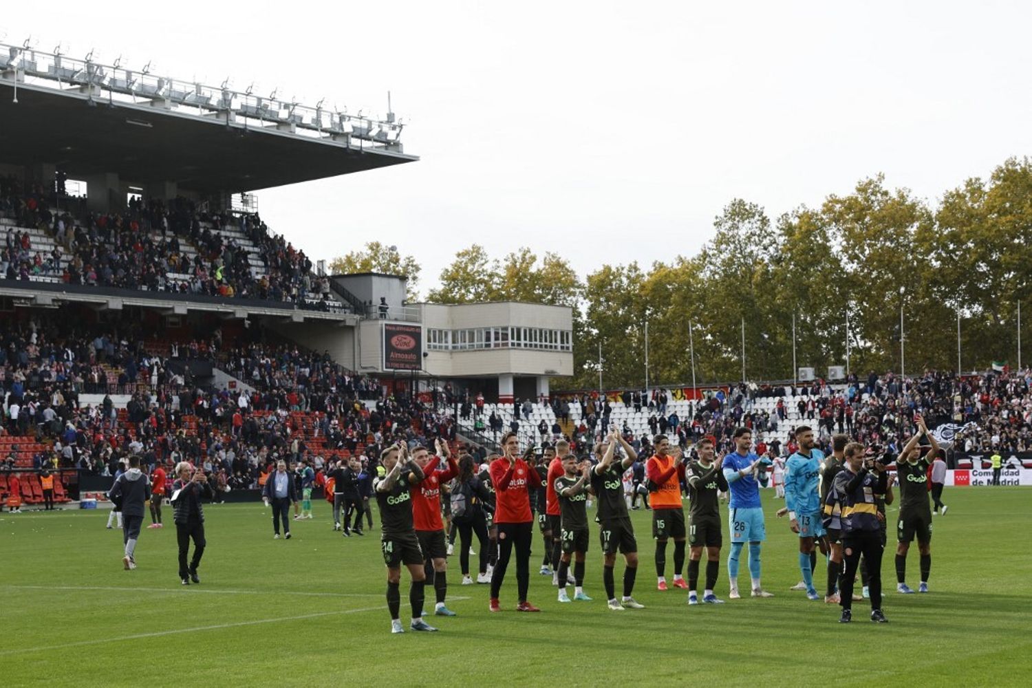 Girona in festa dopo la partita con il Rayo Vallecano