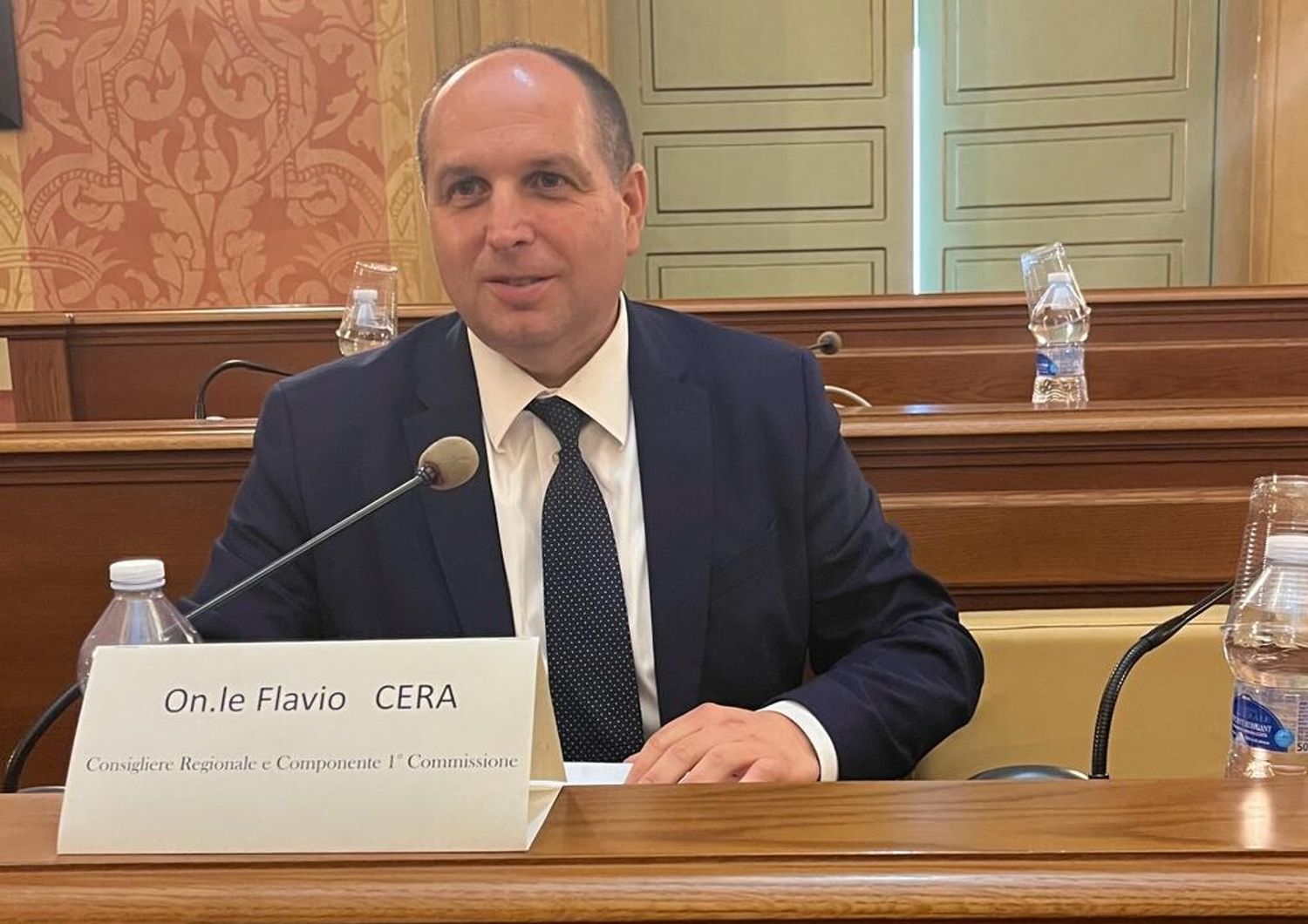 Il presidente della I commissione del Consiglio regionale del Lazio, Flavio Cera