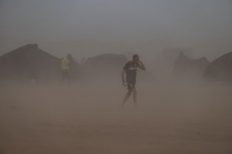 Tempesta di sabbia in Marocco