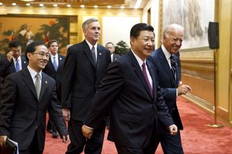 I leader Joe Biden e Xi-Jimping&nbsp;