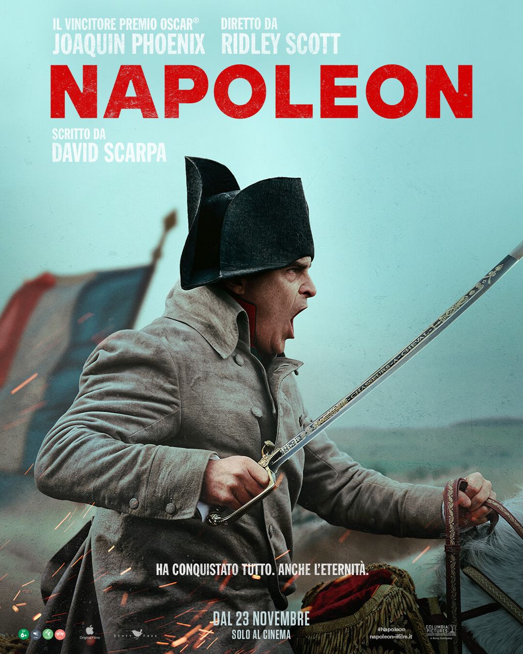 Ecco ‘Napoleon’, il dispetto di Ridley Scott al mito di Francia