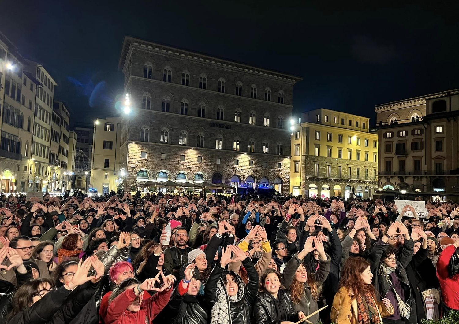 La manifestazione per Giulia Cecchettin e tutte le vittime di femminicidio