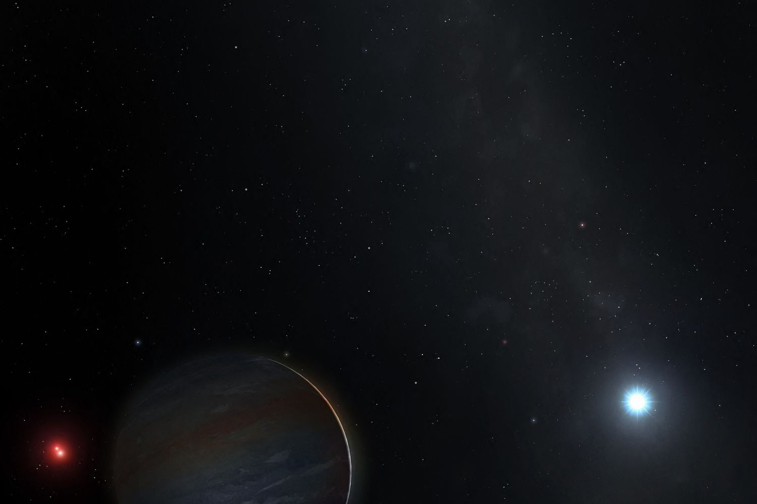 Un sistema a stelle triple