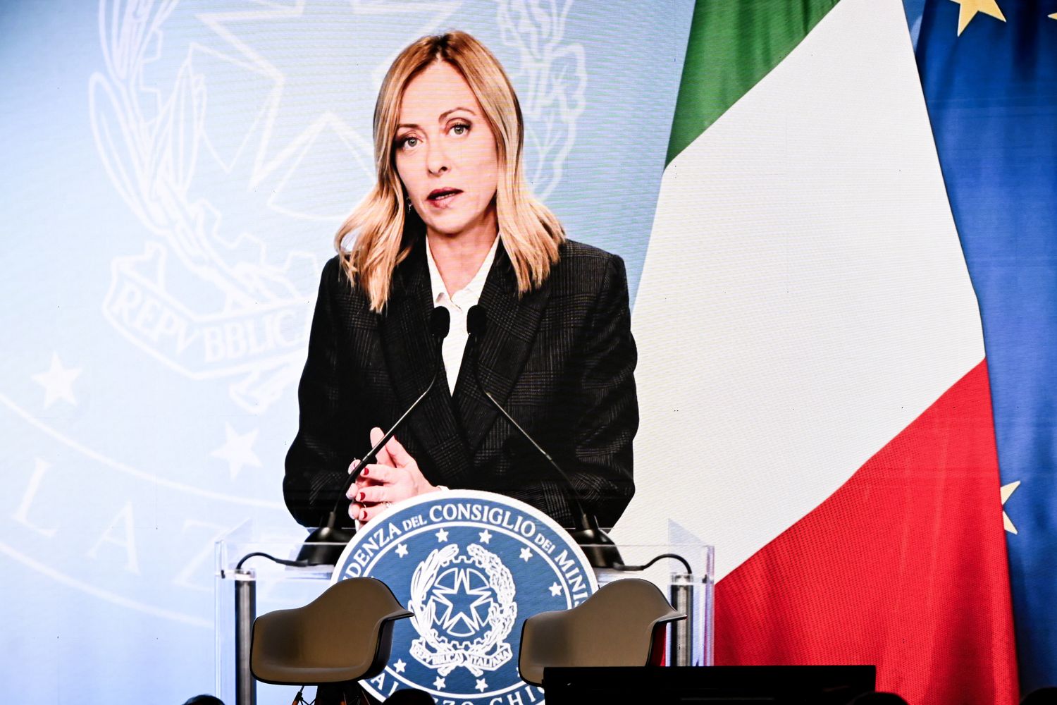 Il Presidente del Consiglio Giorgia Meloni&nbsp;
