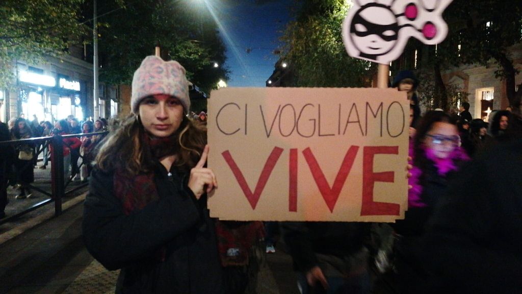 La manifestazione contro la violenza sulle donne&nbsp;