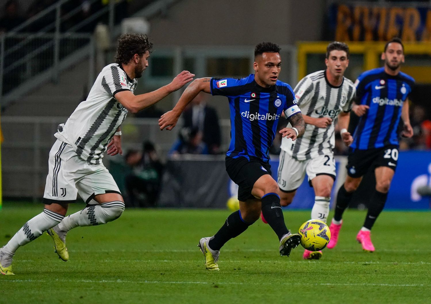 La seminfinale di Coppa Italia 2023 tra Juventus e Inter