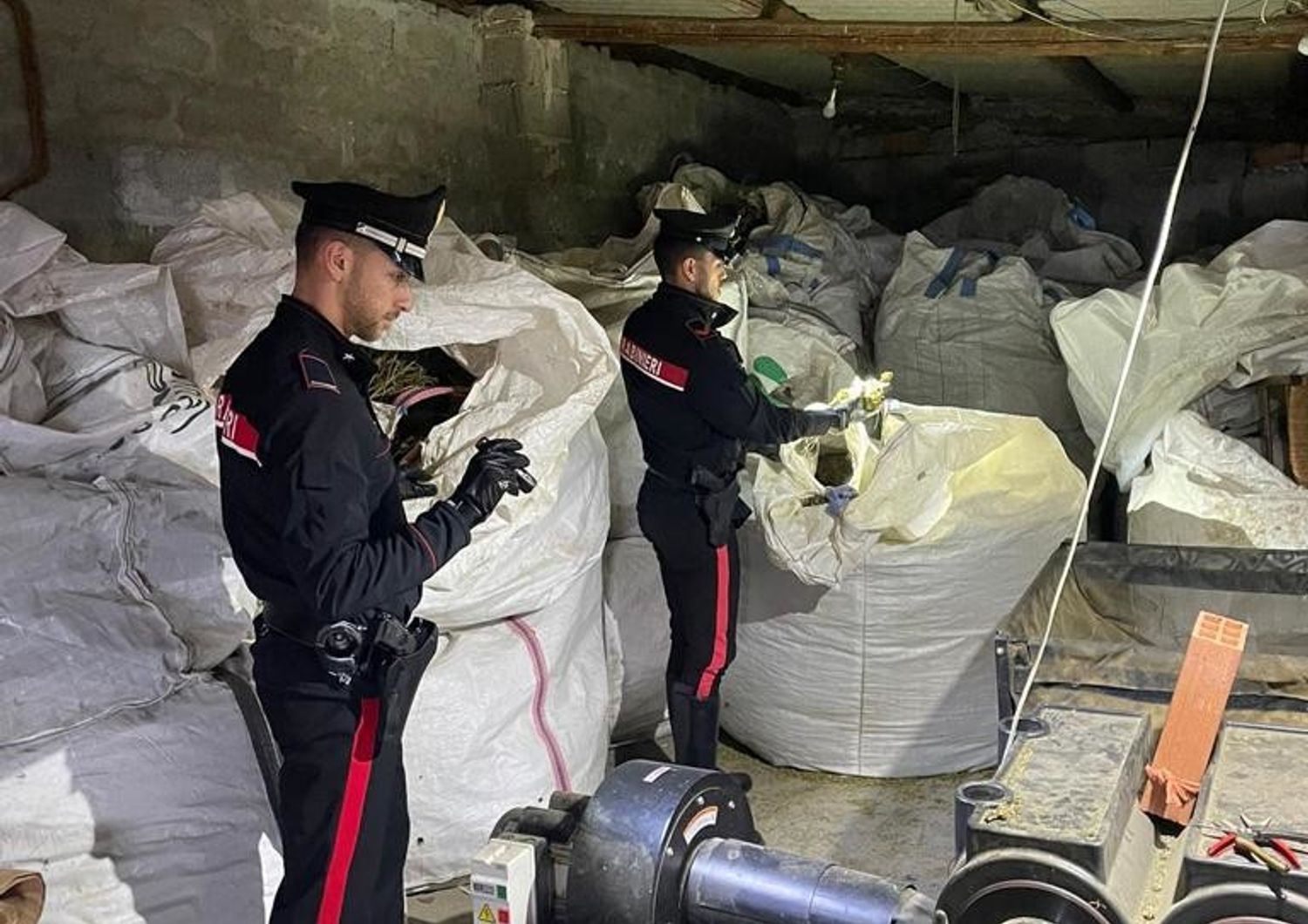 Maxi sequestro di marijuana nel Cagliaritano