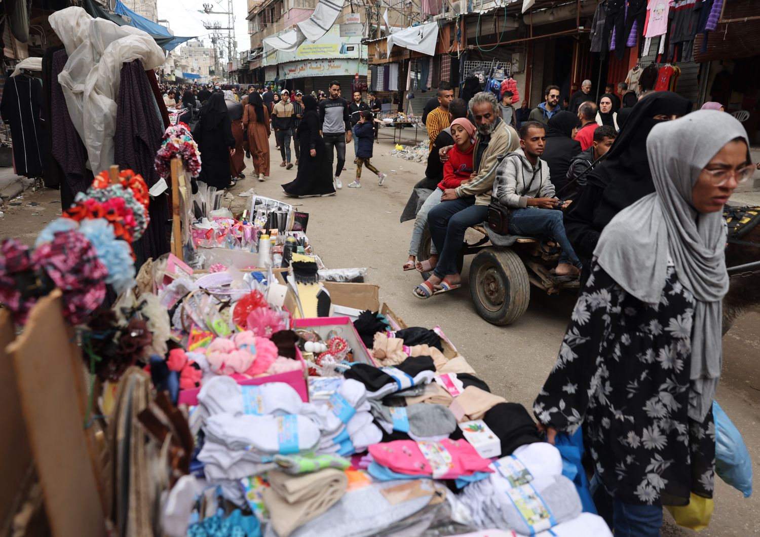 Un mercato a Khan Yunis