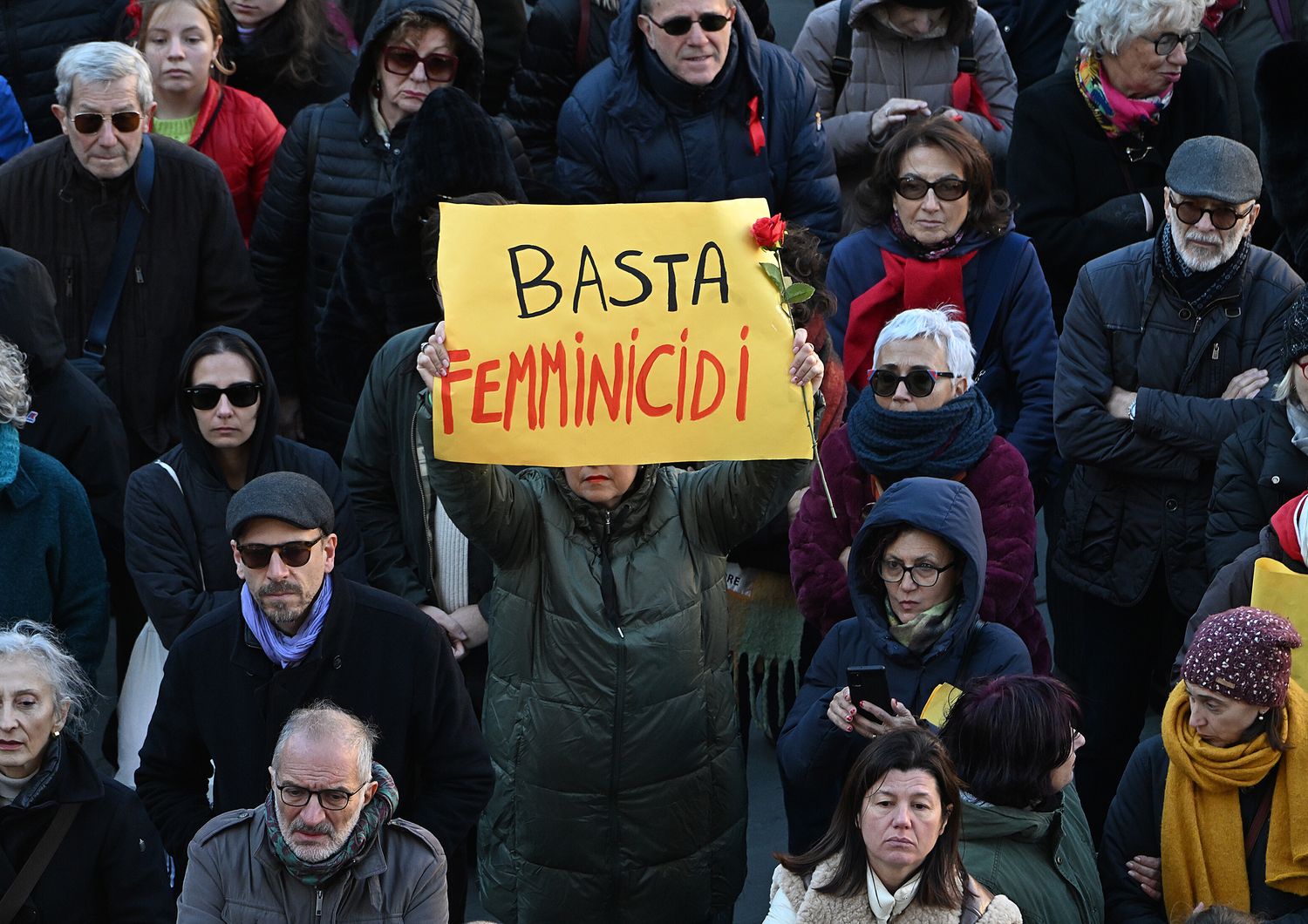 Manifestazione contro i femminicidi&nbsp;