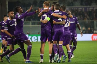 La Fiorentina esulta per la vittoria sul Genk