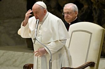 Papa Francesco parla all'Udienza Generale