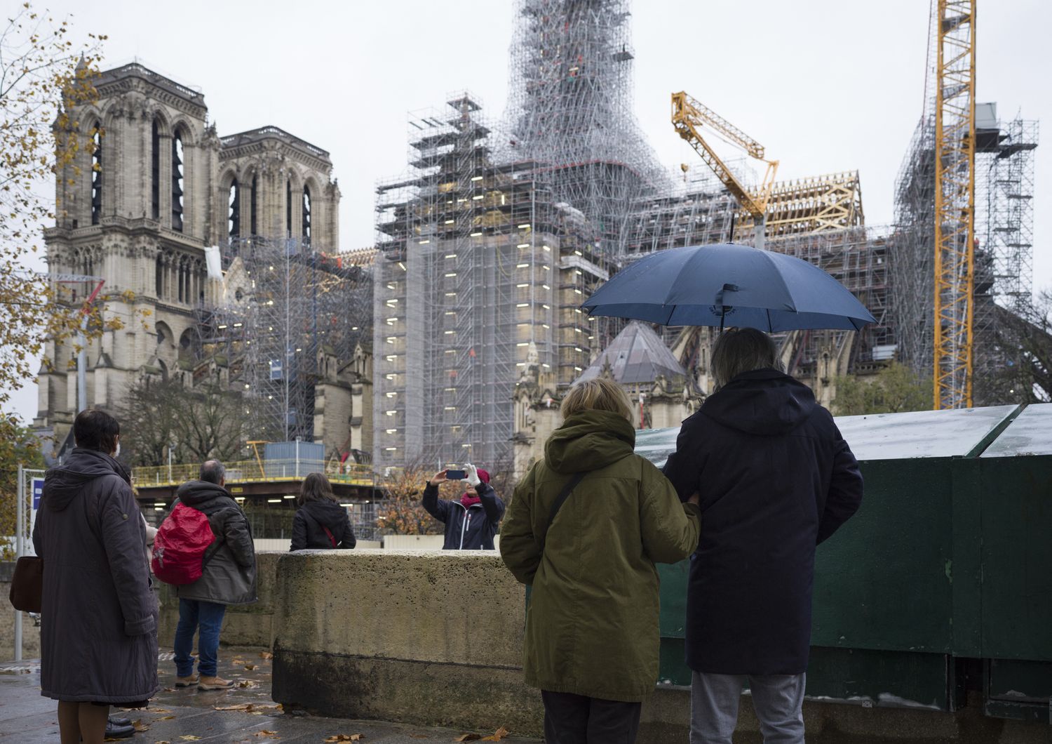 Il cantiere dei restauri di Notre-Dame de Paris, dicembre 2023