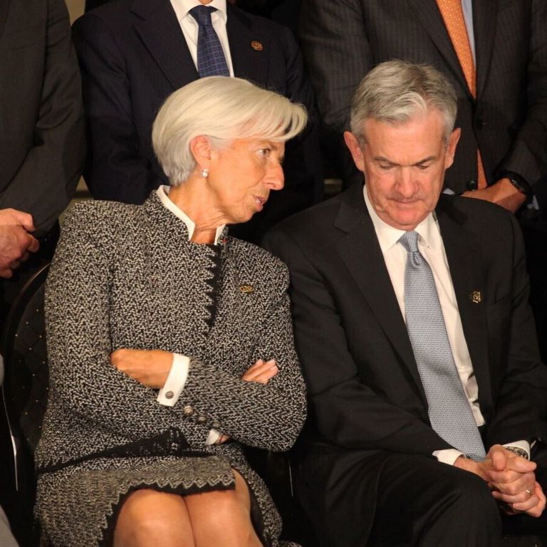 Lagarde&nbsp; e Powell