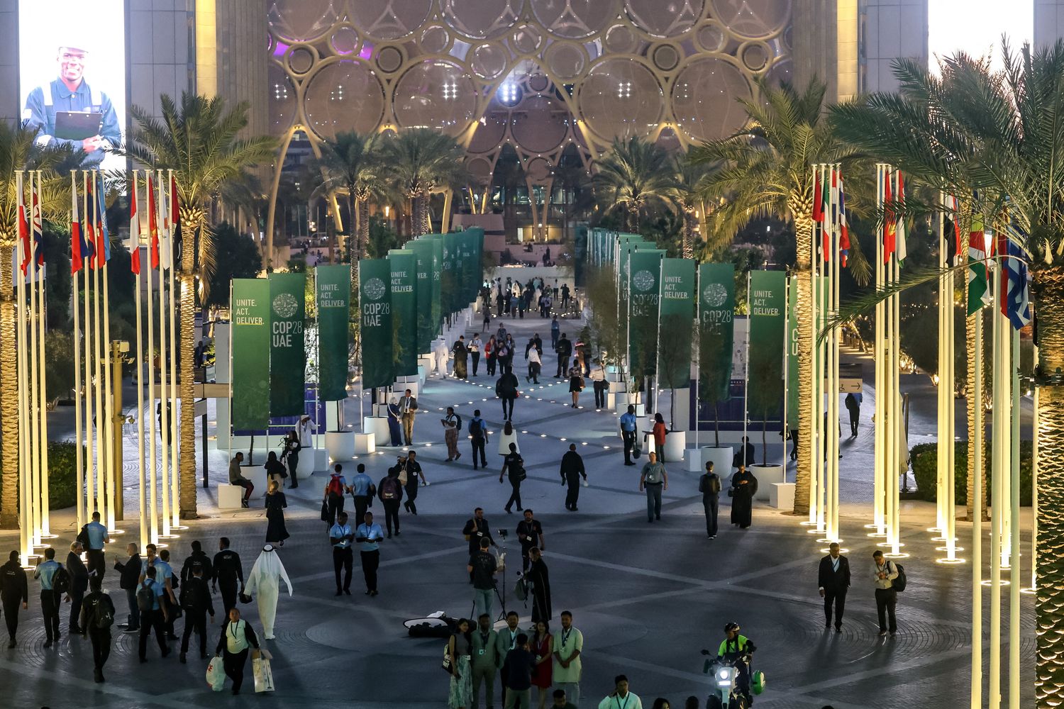 Il padiglione della Cop28 a Dubai