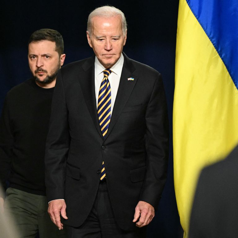 Zelensky e Biden