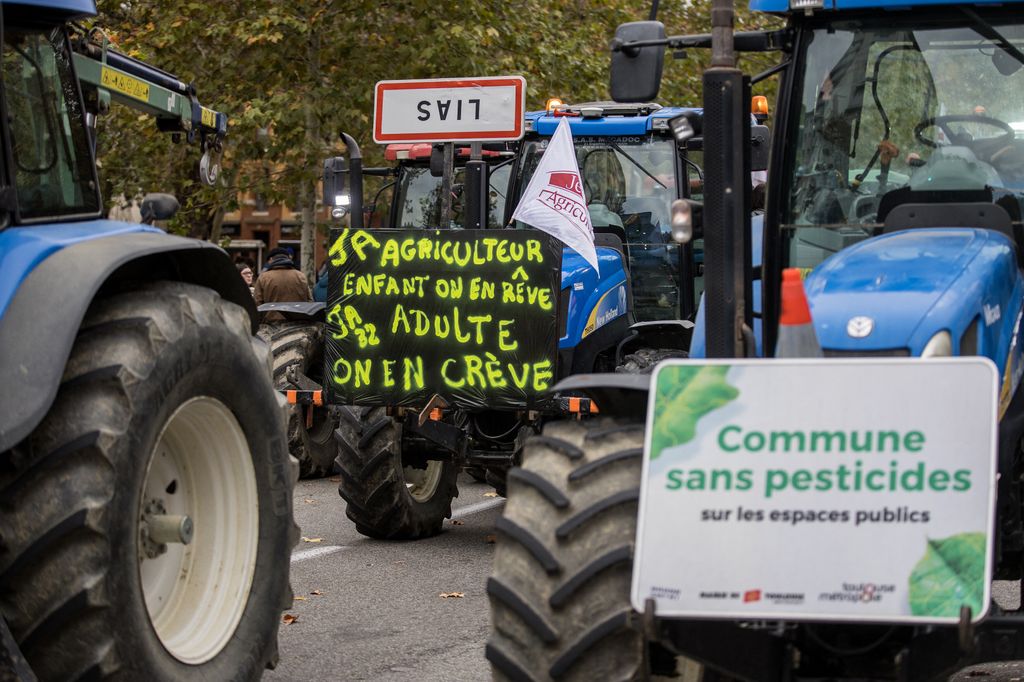 Protesta degli agricoltori, Lille (Francia)