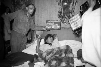 Anna Magnani e Roberto Rossellini sul set