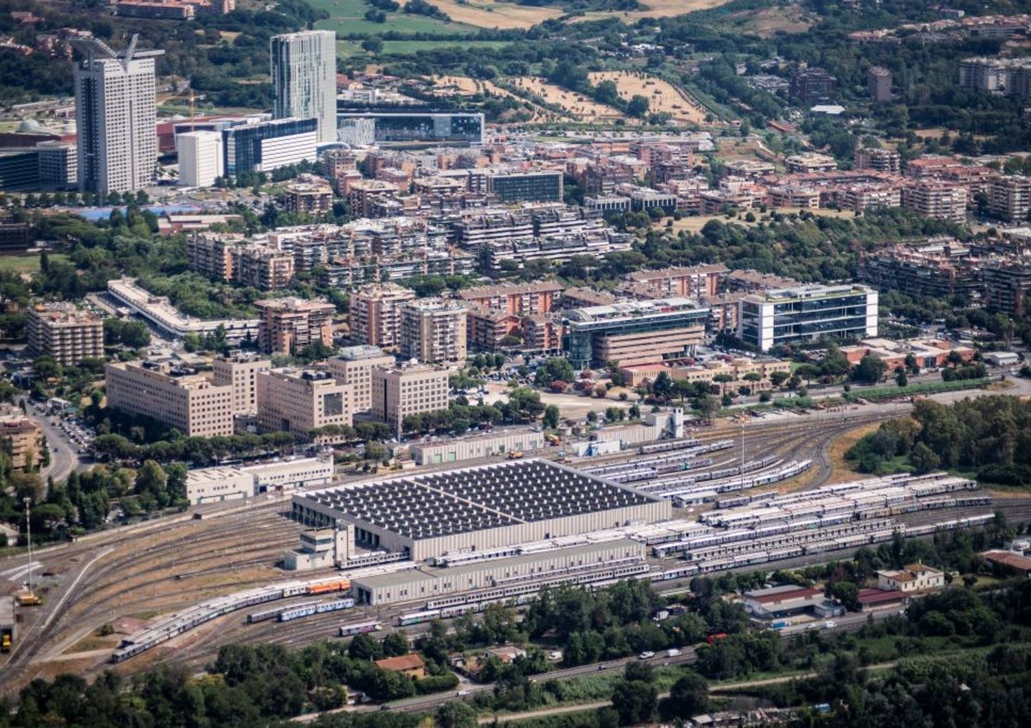 Veduta panoramica di Roma