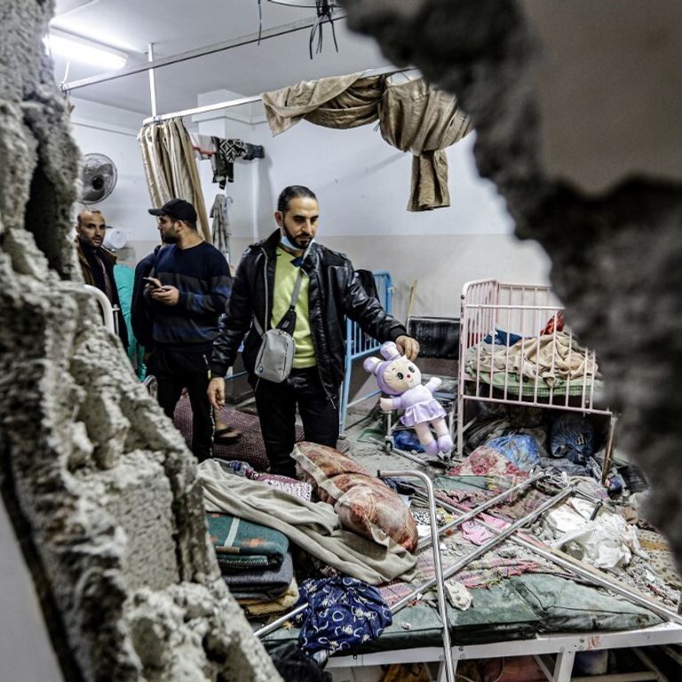 Effetti dei bombardamenti su Gaza