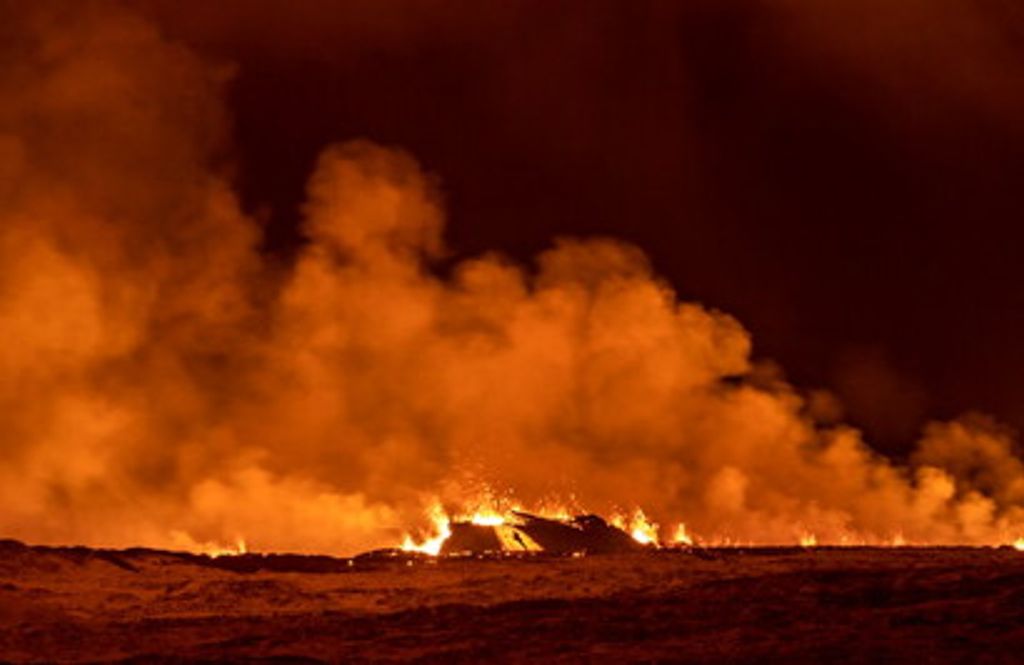 Islanda, foto dell'eruzione