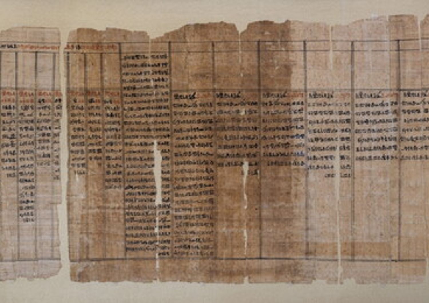 museo egizio galleria scrittura