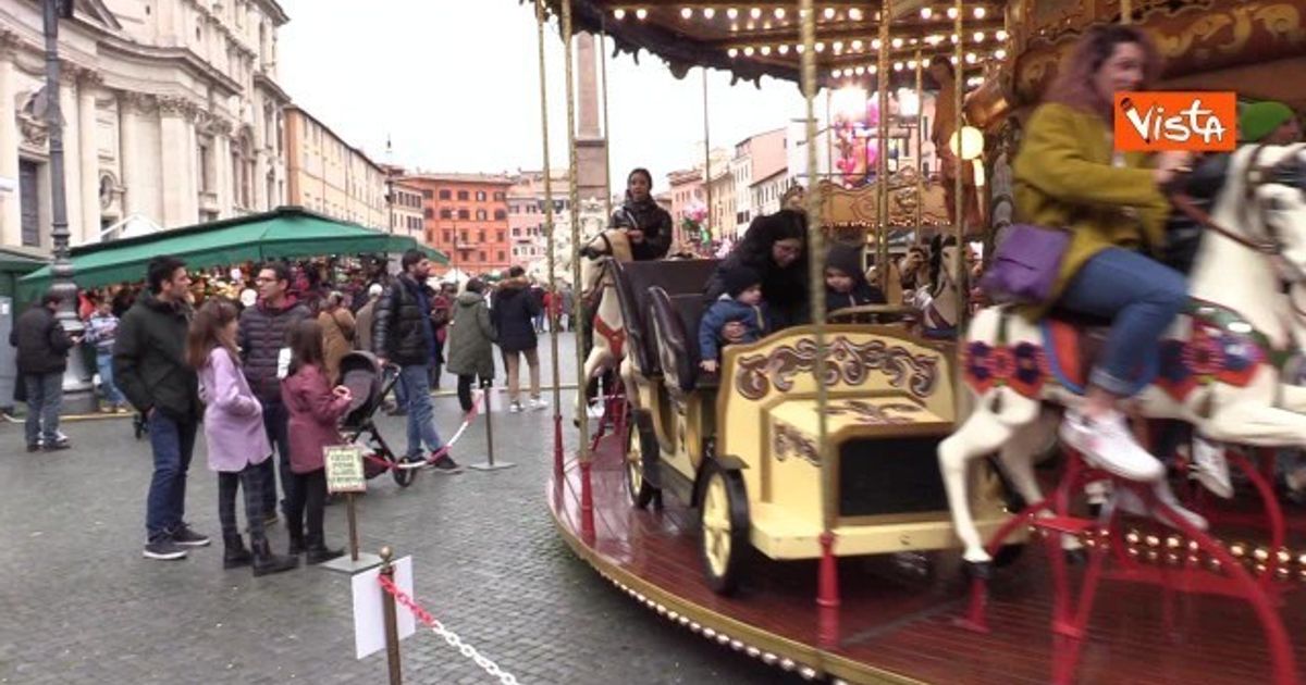 Ecco Il Mercatino Di Natale A Piazza Navona