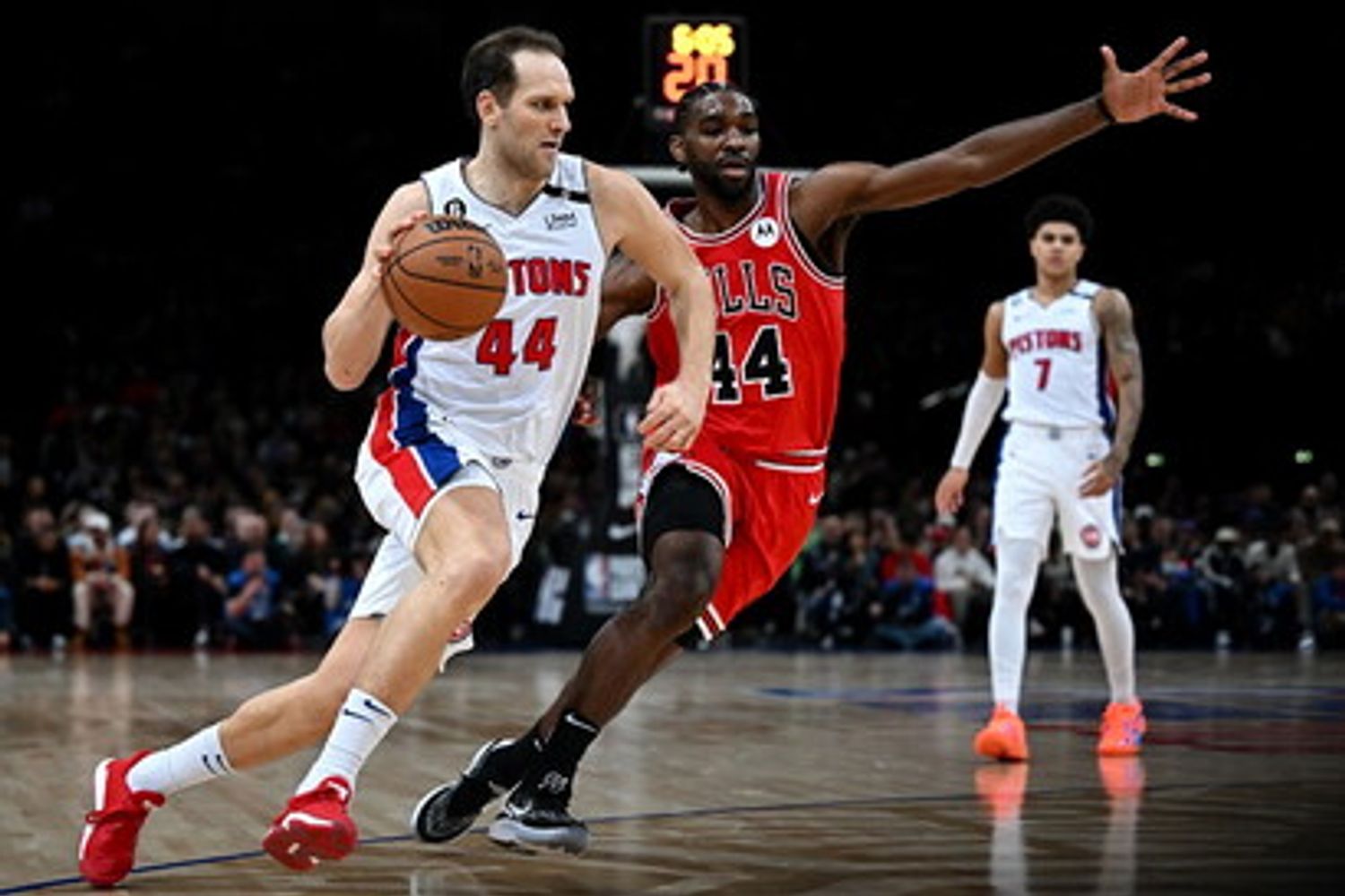 Il croato Bojan Bogdanović dei Detroit Pistons