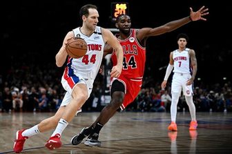 Il croato Bojan Bogdanović dei Detroit Pistons