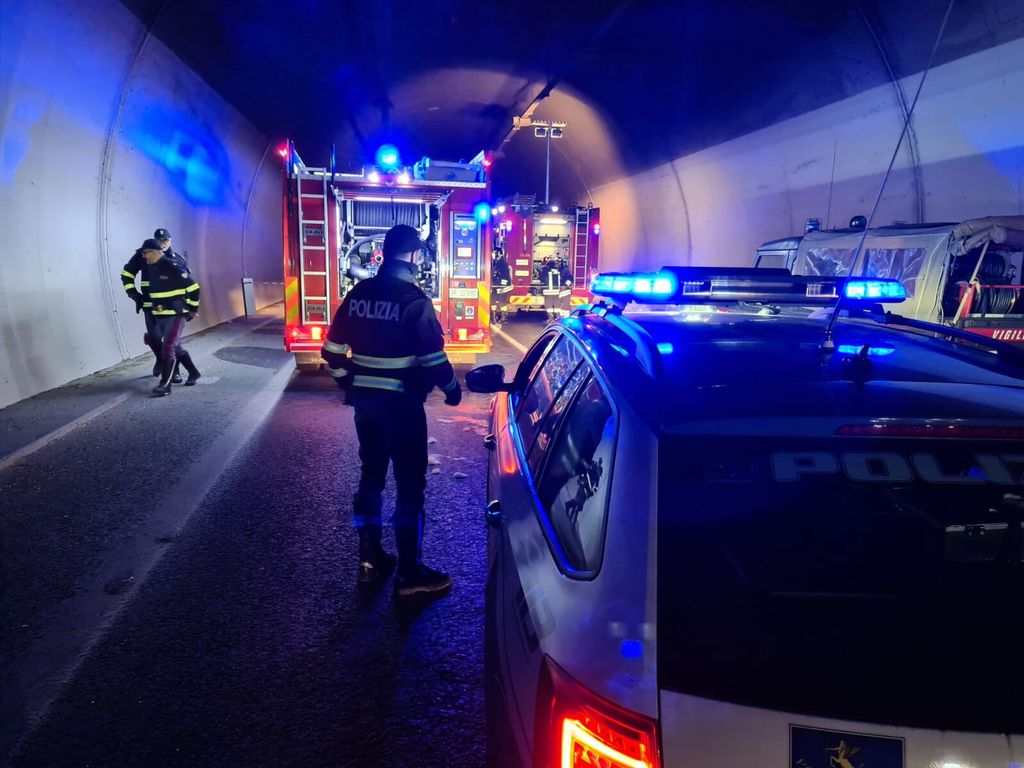 Il tunnel dove &egrave; avvenuto l'incidente a Urbino