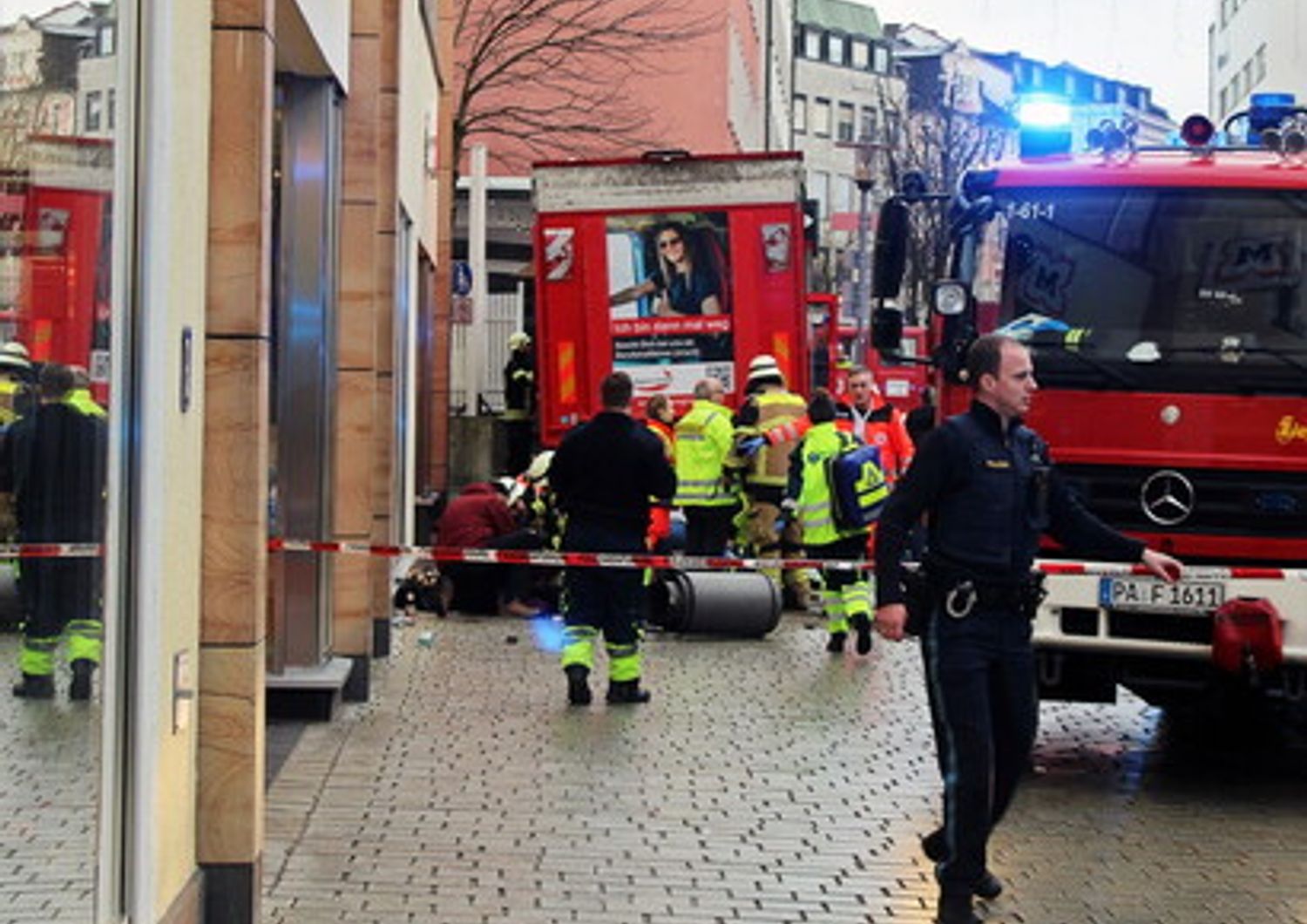 Luogo dell'incidente a Passau
