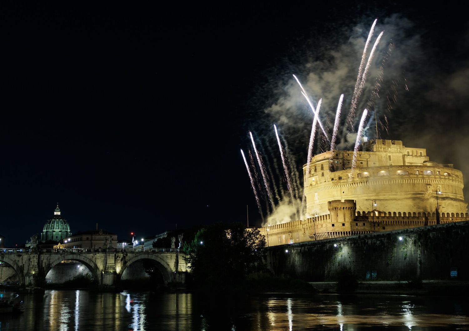 Fuochi d'artificio Roma