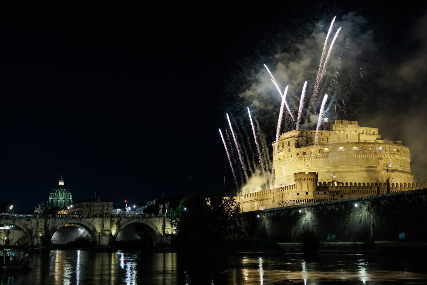 Fuochi d'artificio Roma