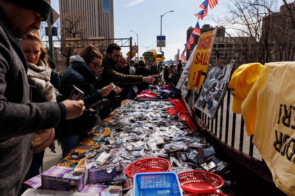 Bancarelle sul Ponte di Brooklyn