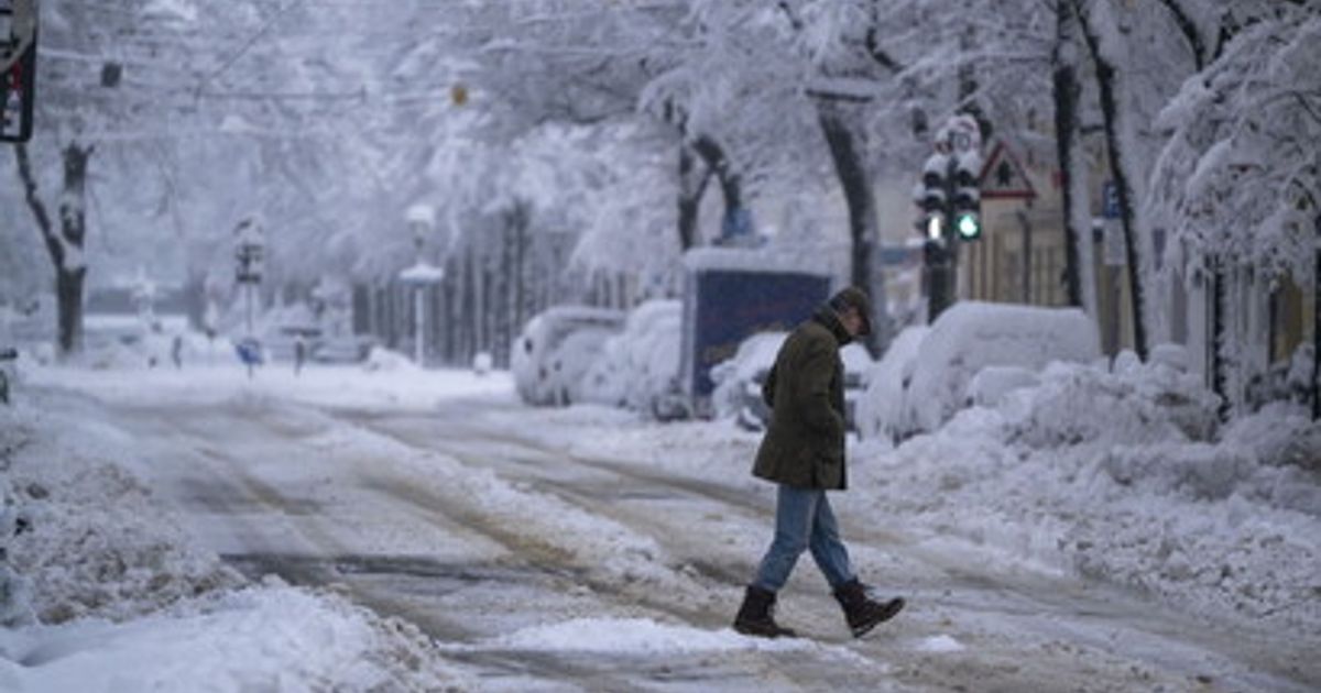 Tempesta Ghiaccio In Nord Dakota In Mila Senza Corrente