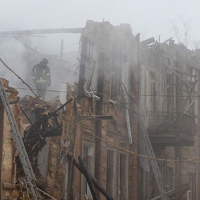 Effetti dei bombardamenti russi in Ucraina