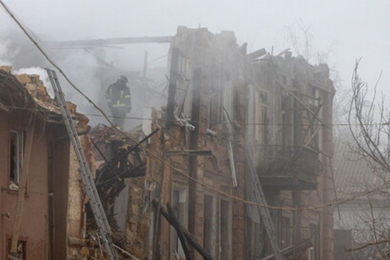 Effetti dei bombardamenti russi in Ucraina