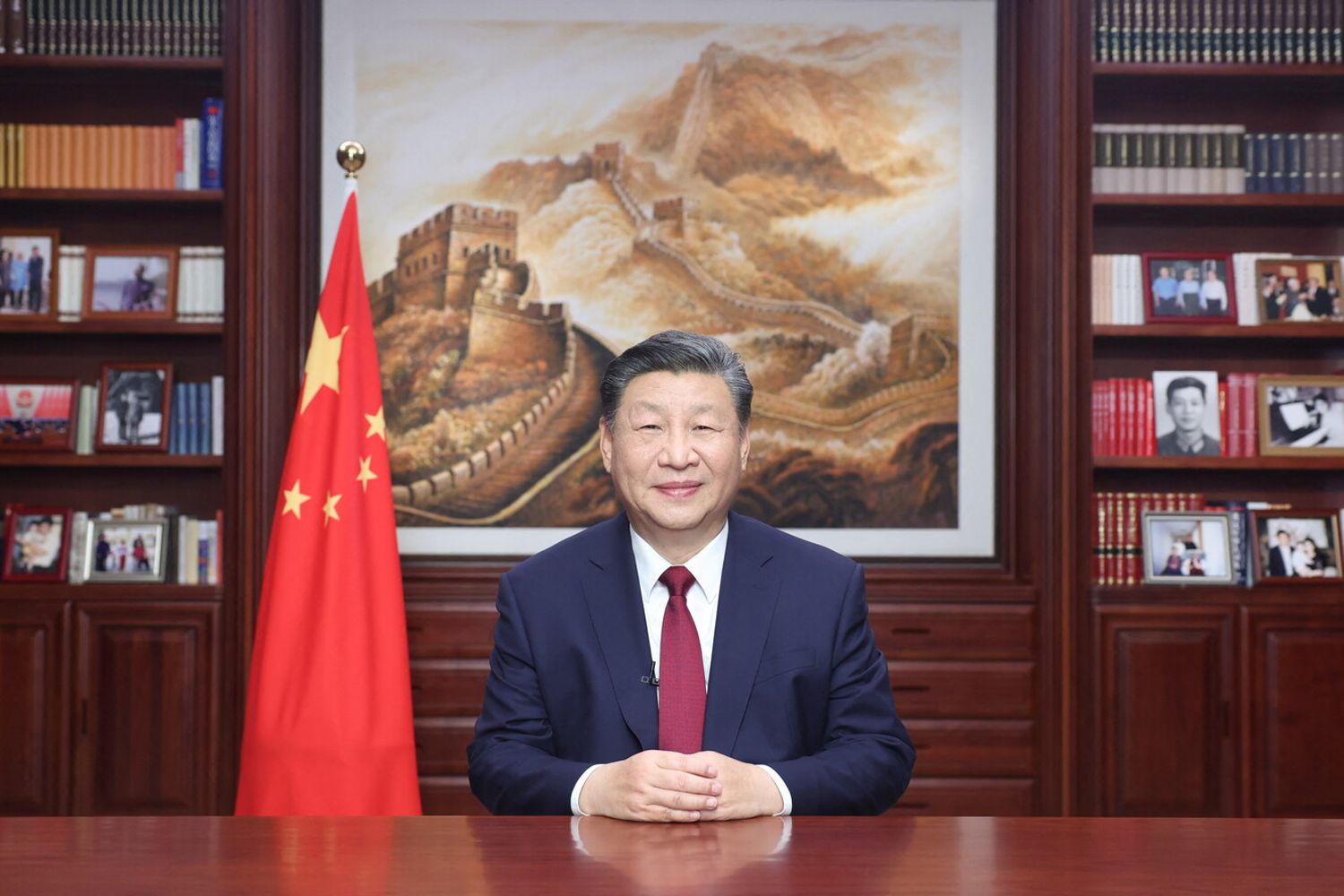 Xi Jinping durante il discorso di fine anno