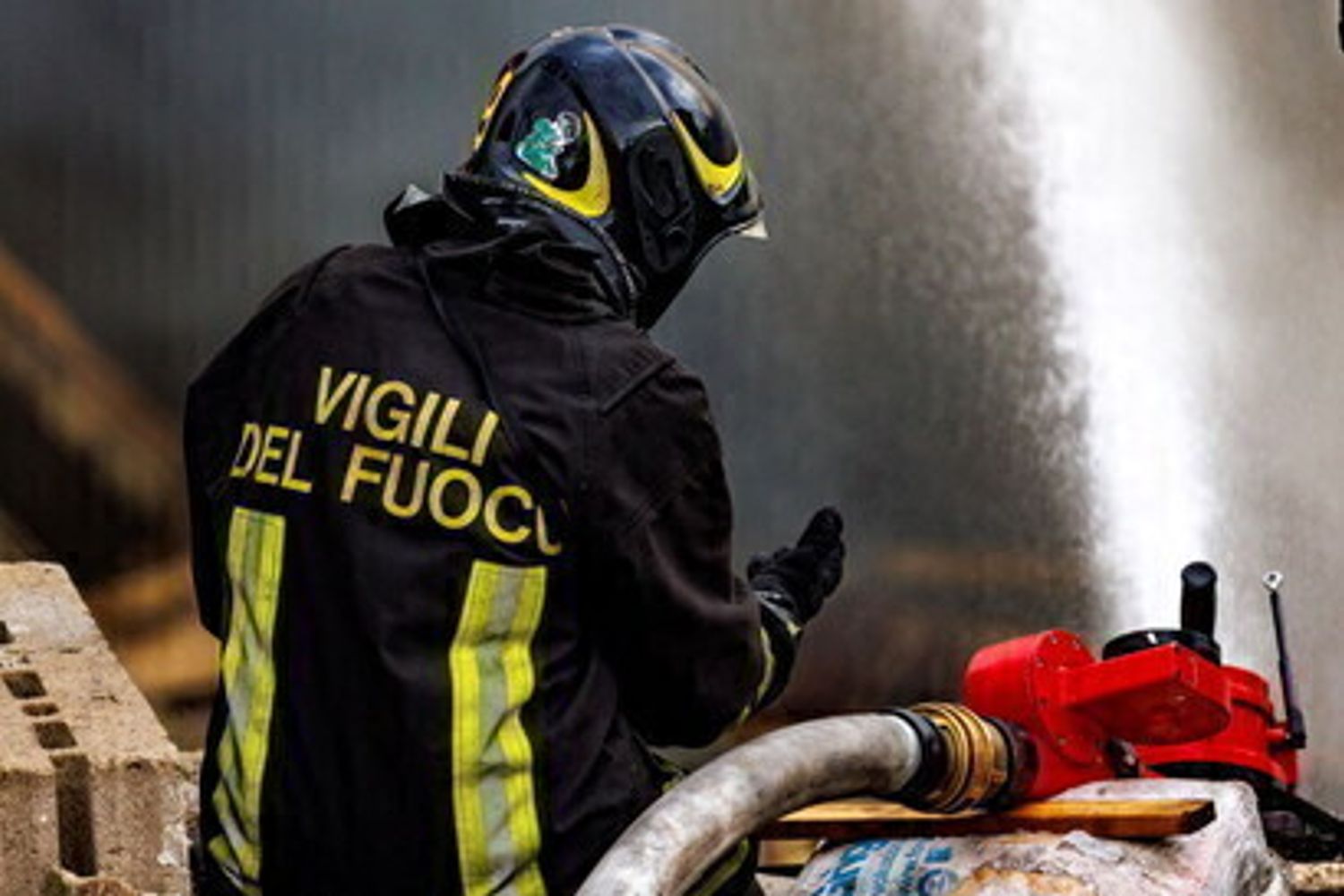 Vigili del Fuoco in azione a Roma