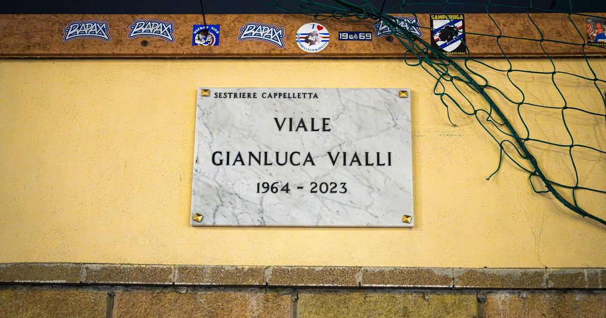 A Rapallo inaugurata la prima via dedicata a Gianluca Vialli