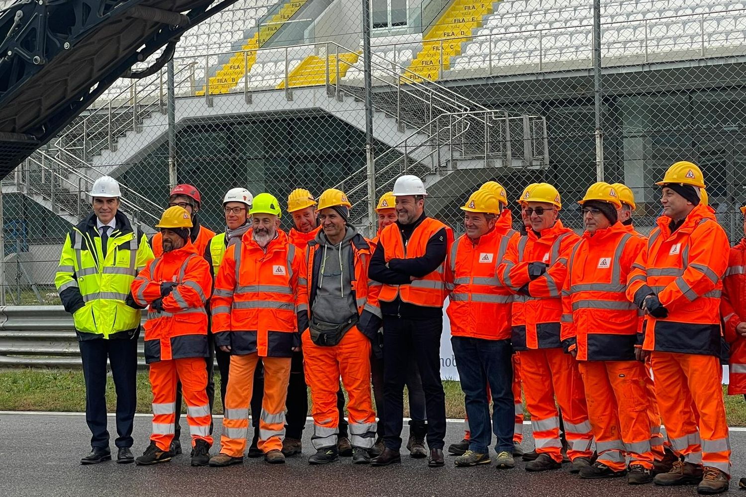 Il via ai lavori dell'autodromo di Monza con il ministro Salvini&nbsp;