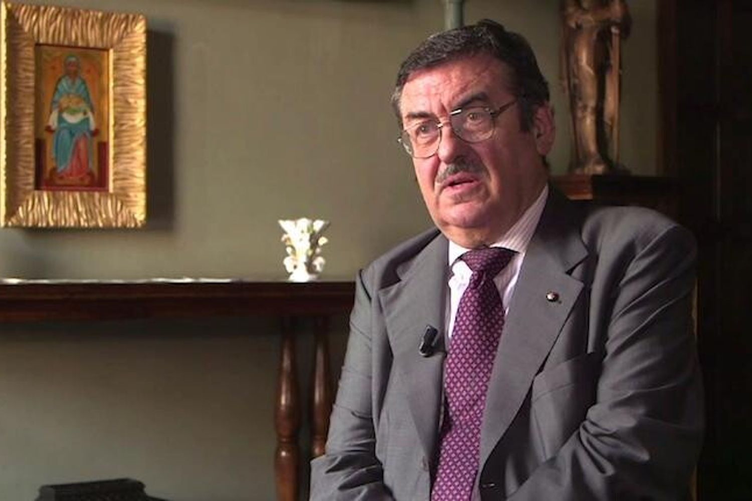 Il governatore dell'Ordine del Santo Sepolcro, Amb. Leonardo Visconti di Modrone.&nbsp;