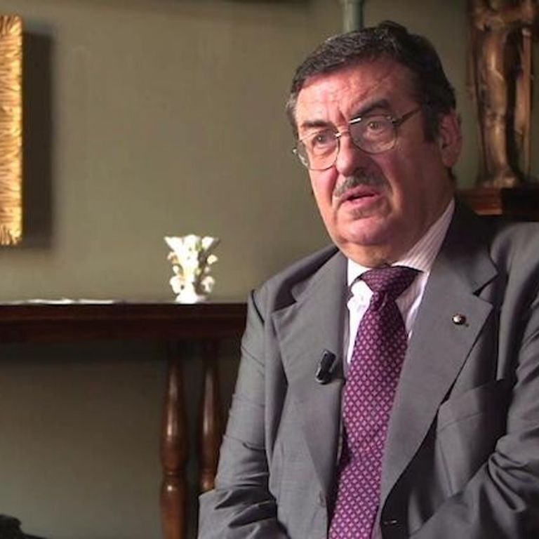 Il governatore dell'Ordine del Santo Sepolcro, Amb. Leonardo Visconti di Modrone.&nbsp;