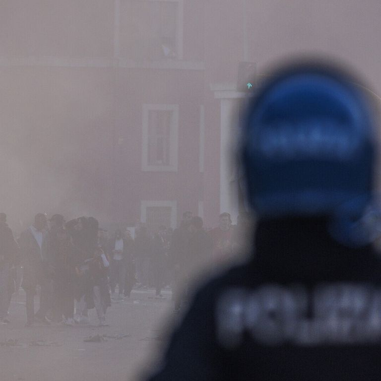Tensioni al derby Lazio Roma&nbsp;