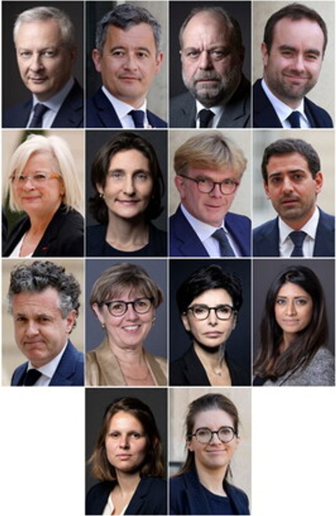 I nuovi ministri del governo Attal