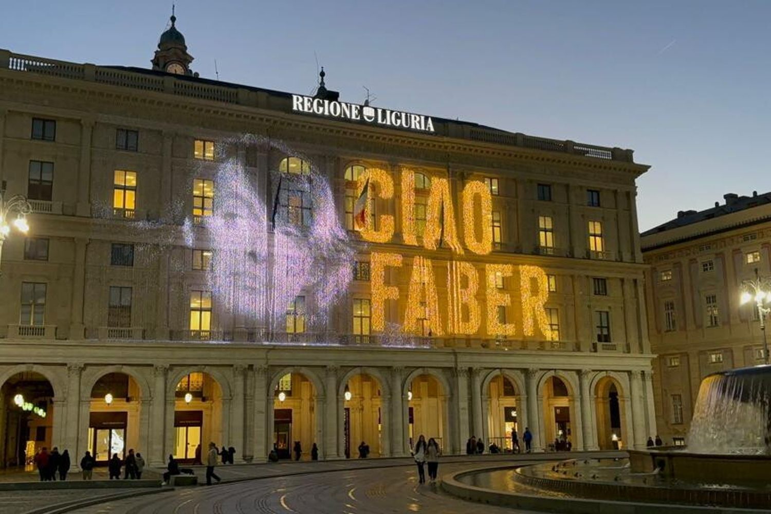 Genova omaggia De Andr&egrave;