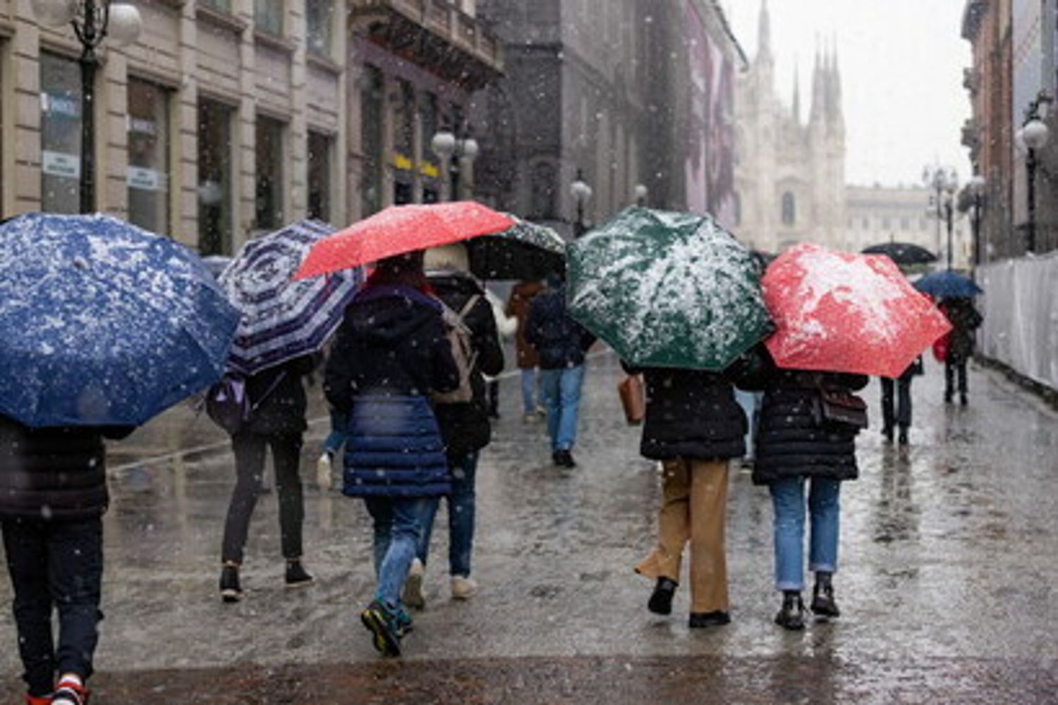 Freddo intenso a Milano