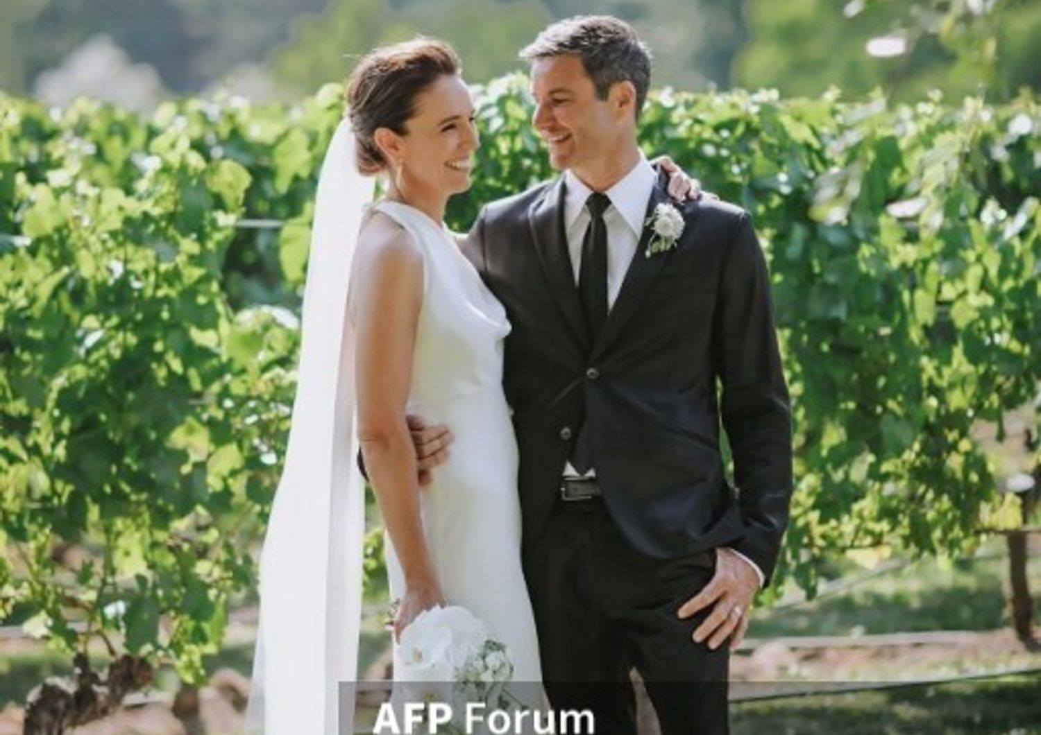 Jacinda Ardern e il marito Clark Gayford&nbsp;