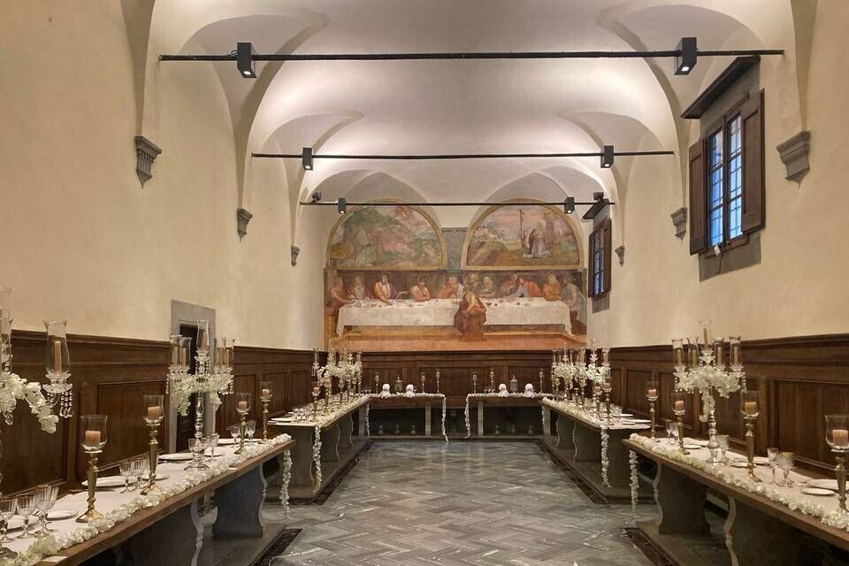 L'ala ricevimento prima del crollo