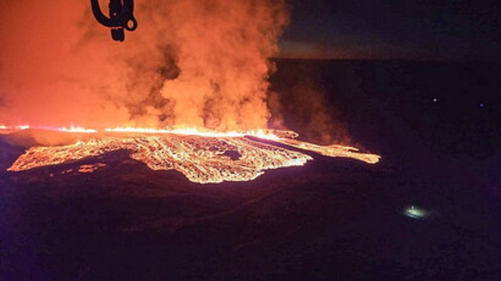 Reykjavik, l'eruzione del vulcano