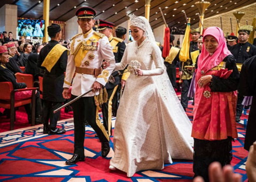 Le nozze da favola del principe del Brunei